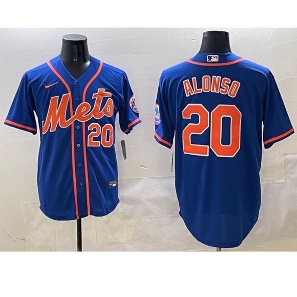 Mens Youths Kids Womens Pete Alonso Royal Jersey Stitched
